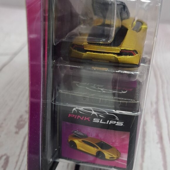 Jada Pink Slips Gold Lamborghini Huracán Coupe 1:64 Diecast, Sealed - Picture 4 of 6